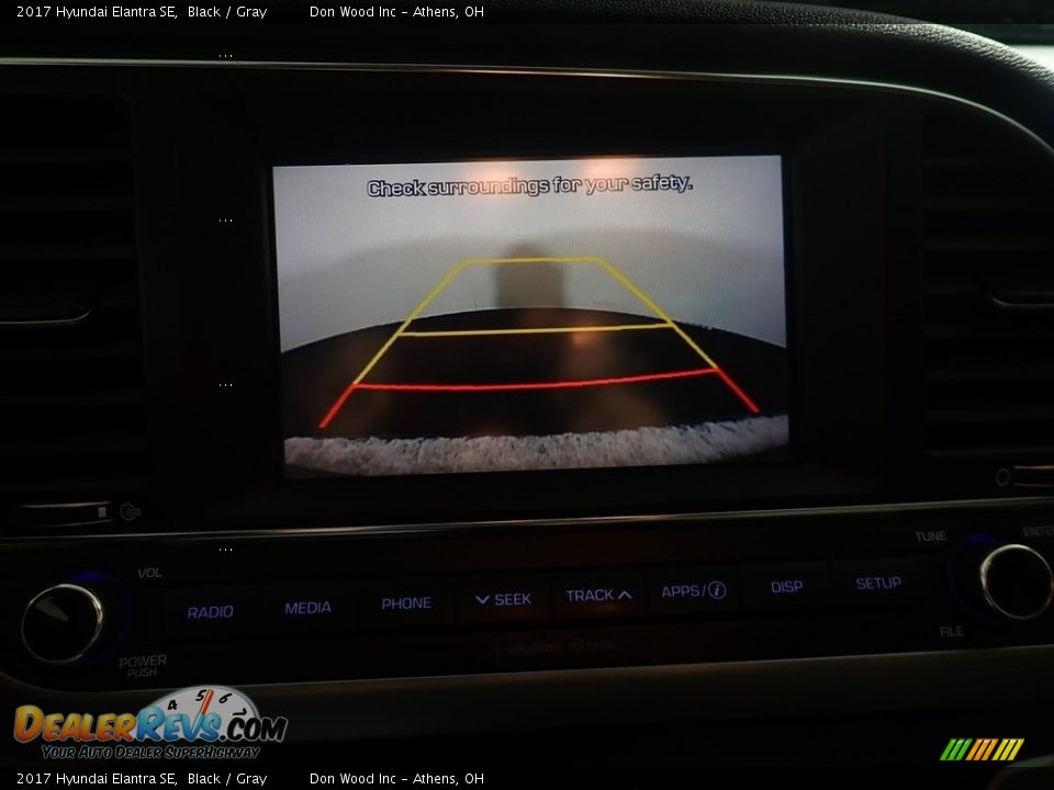 2017 Hyundai Elantra SE Black / Gray Photo #2