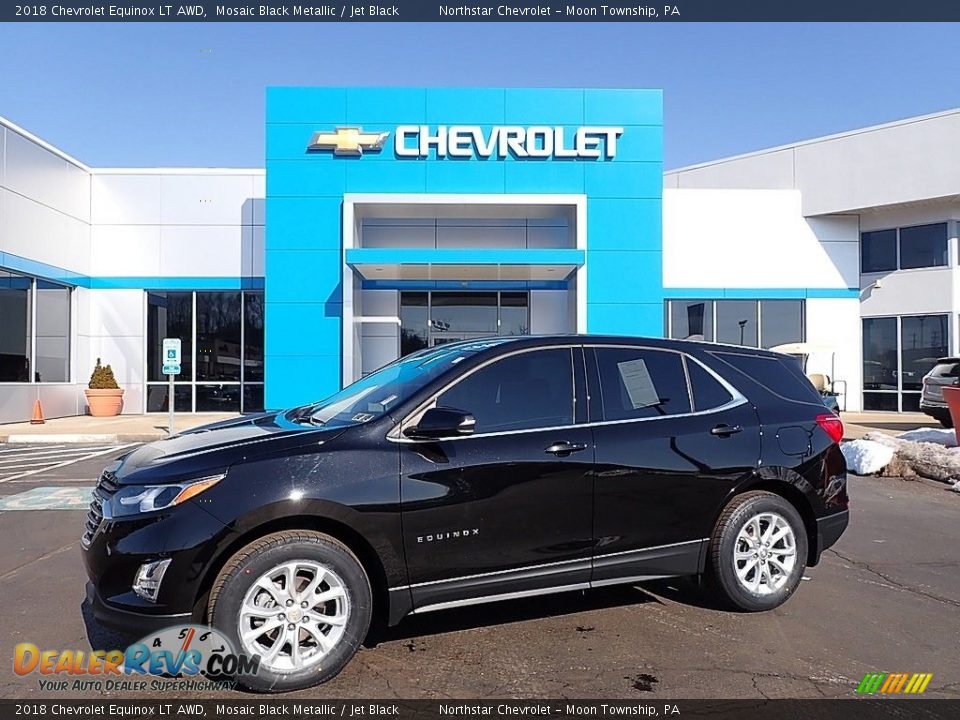 2018 Chevrolet Equinox LT AWD Mosaic Black Metallic / Jet Black Photo #1