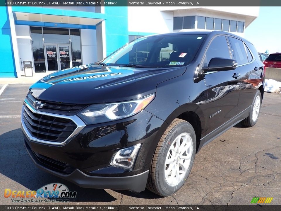 2018 Chevrolet Equinox LT AWD Mosaic Black Metallic / Jet Black Photo #2