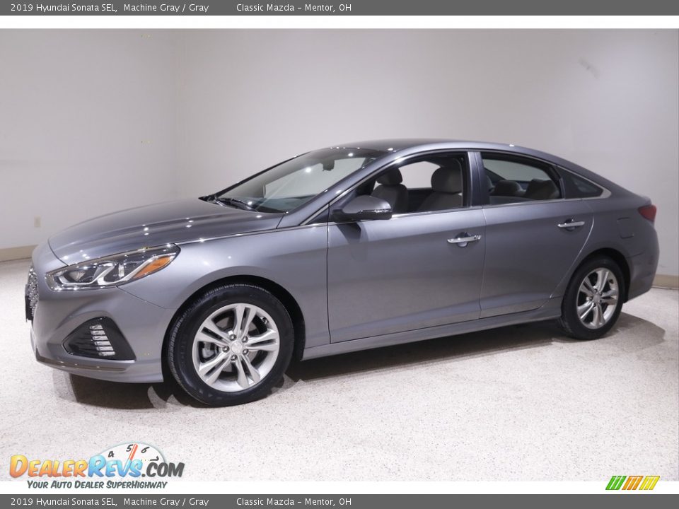 2019 Hyundai Sonata SEL Machine Gray / Gray Photo #3