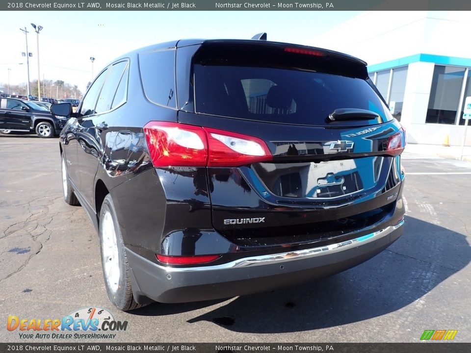 2018 Chevrolet Equinox LT AWD Mosaic Black Metallic / Jet Black Photo #5