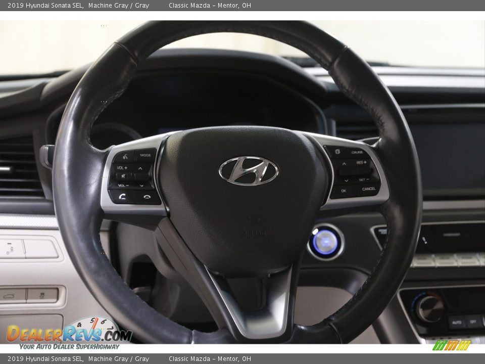 2019 Hyundai Sonata SEL Machine Gray / Gray Photo #7