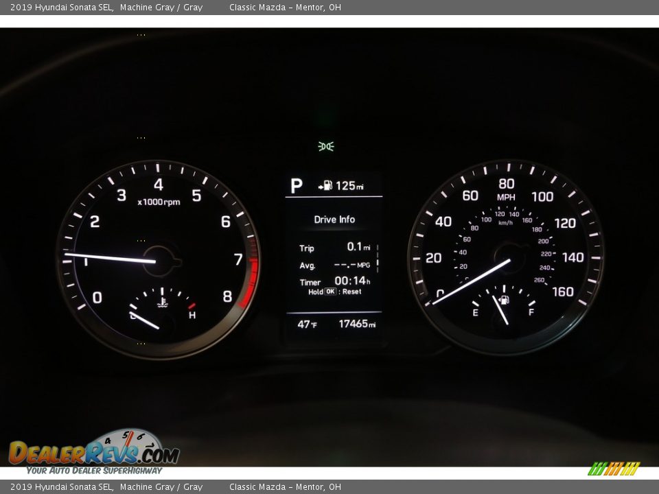 2019 Hyundai Sonata SEL Machine Gray / Gray Photo #8