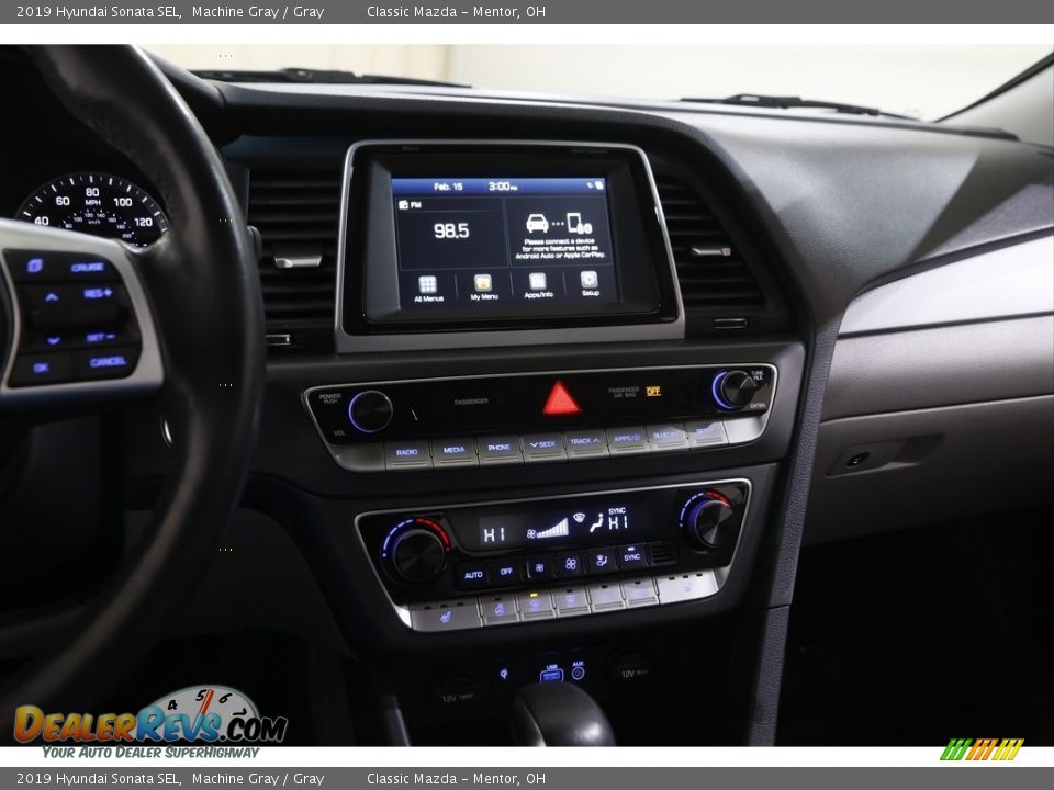 2019 Hyundai Sonata SEL Machine Gray / Gray Photo #9