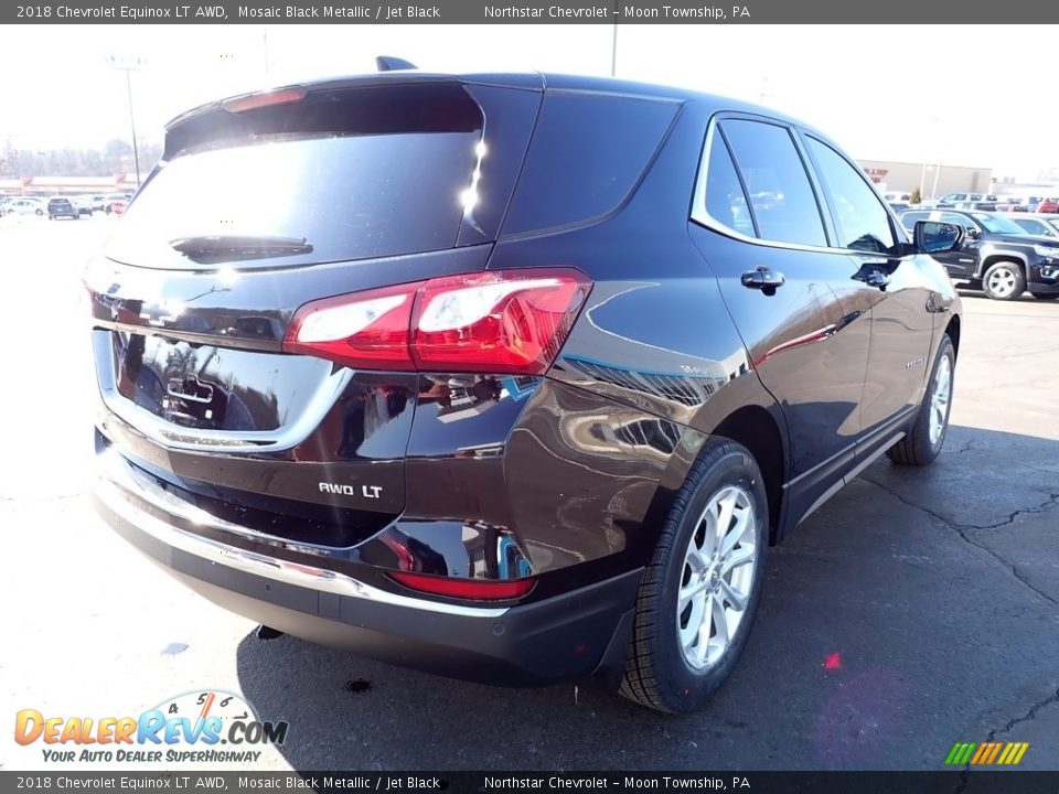 2018 Chevrolet Equinox LT AWD Mosaic Black Metallic / Jet Black Photo #8