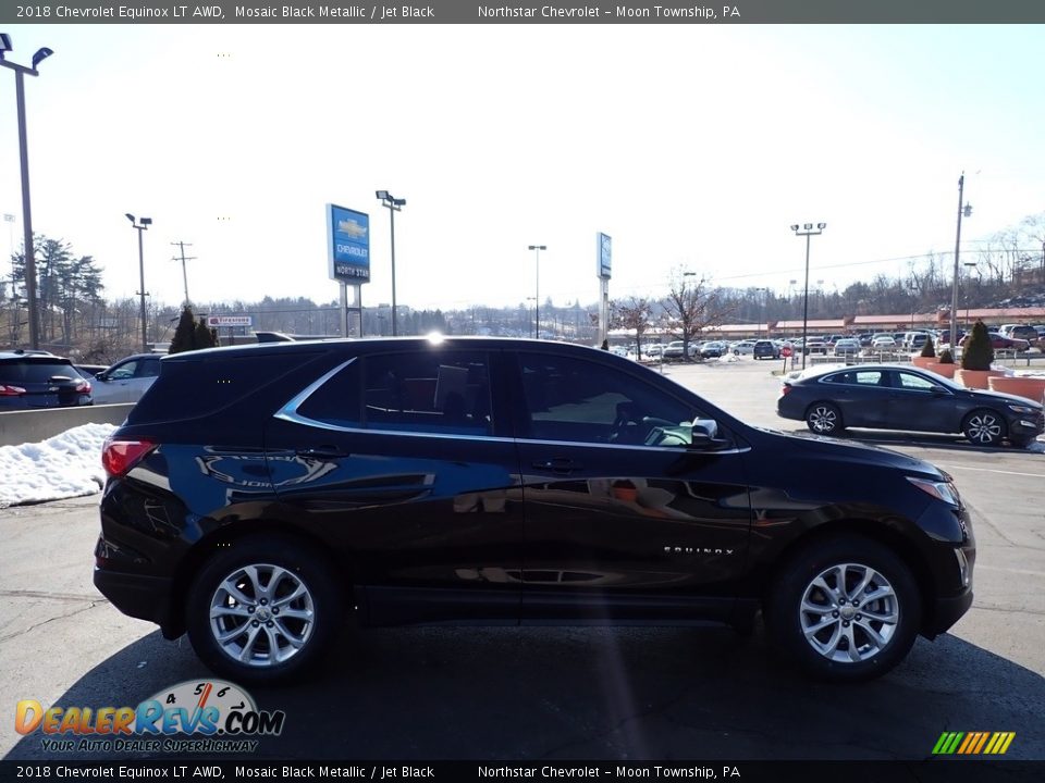 2018 Chevrolet Equinox LT AWD Mosaic Black Metallic / Jet Black Photo #10