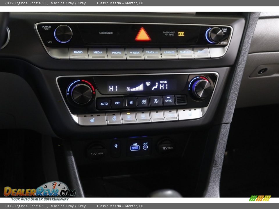2019 Hyundai Sonata SEL Machine Gray / Gray Photo #12