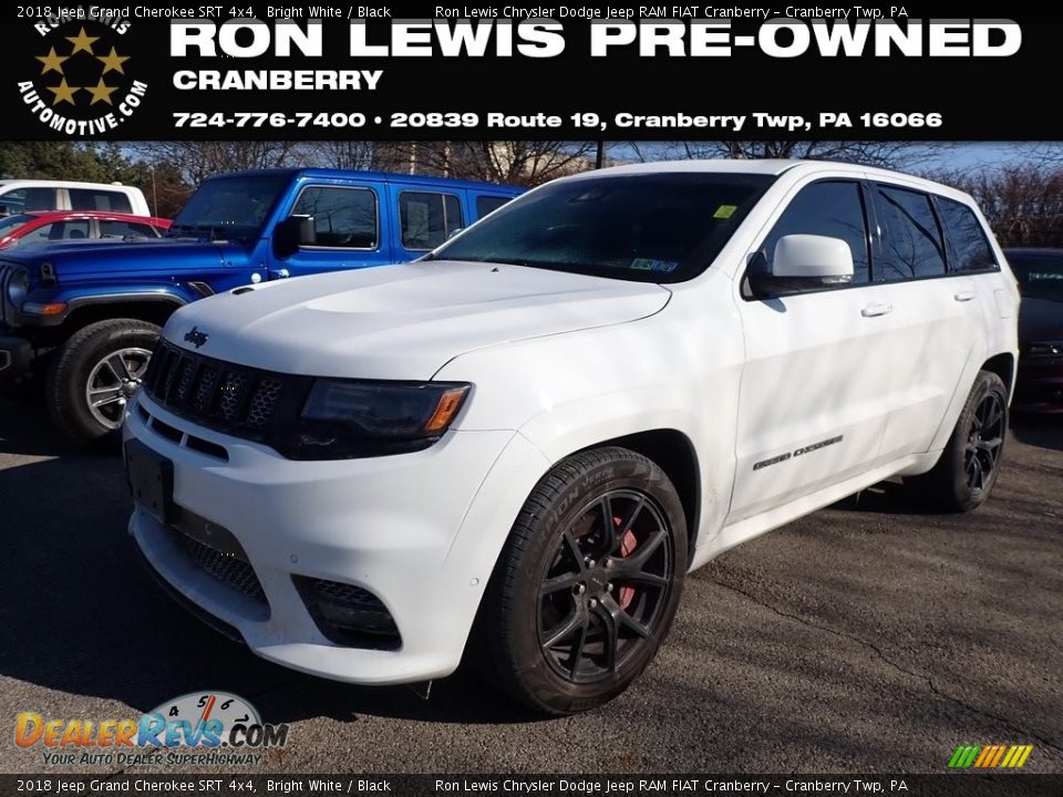 2018 Jeep Grand Cherokee SRT 4x4 Bright White / Black Photo #1