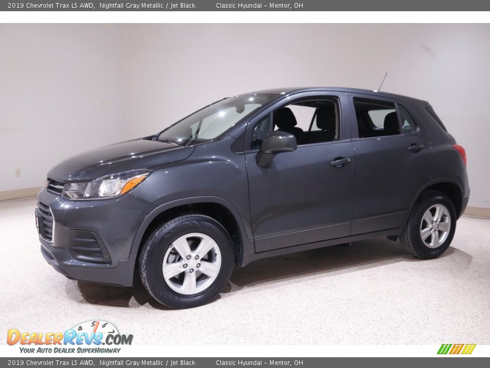 2019 Chevrolet Trax LS AWD Nightfall Gray Metallic / Jet Black Photo #3