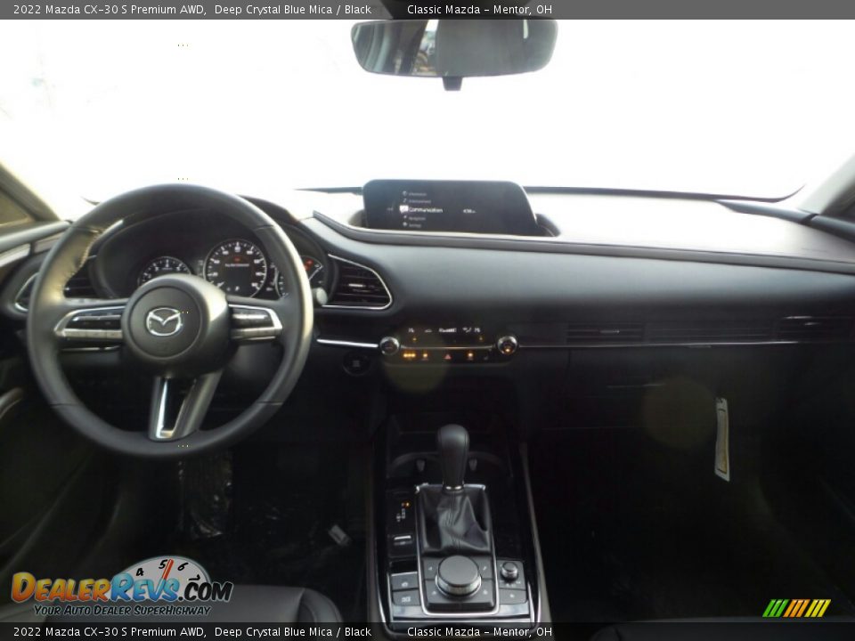 2022 Mazda CX-30 S Premium AWD Deep Crystal Blue Mica / Black Photo #3