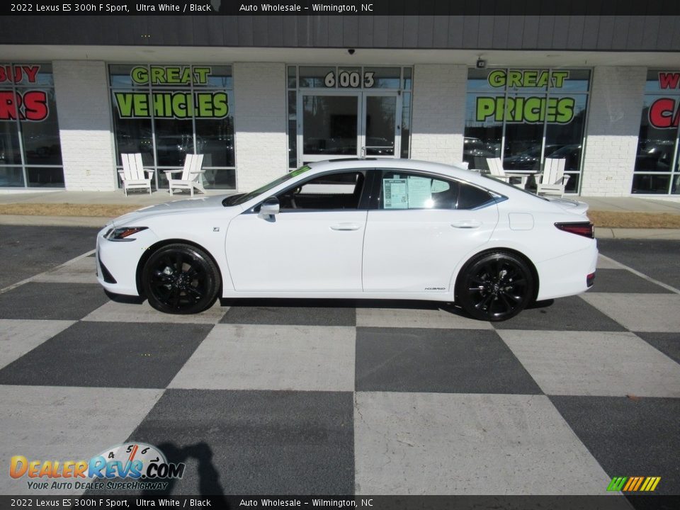 2022 Lexus ES 300h F Sport Ultra White / Black Photo #1