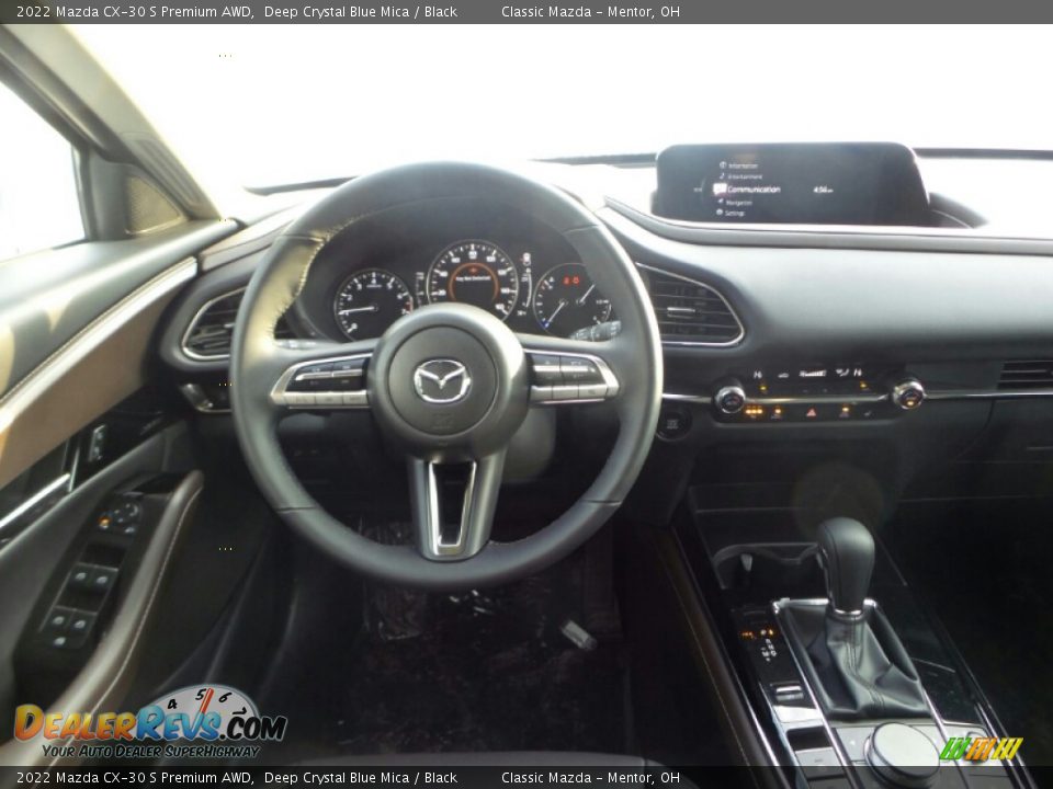2022 Mazda CX-30 S Premium AWD Deep Crystal Blue Mica / Black Photo #4