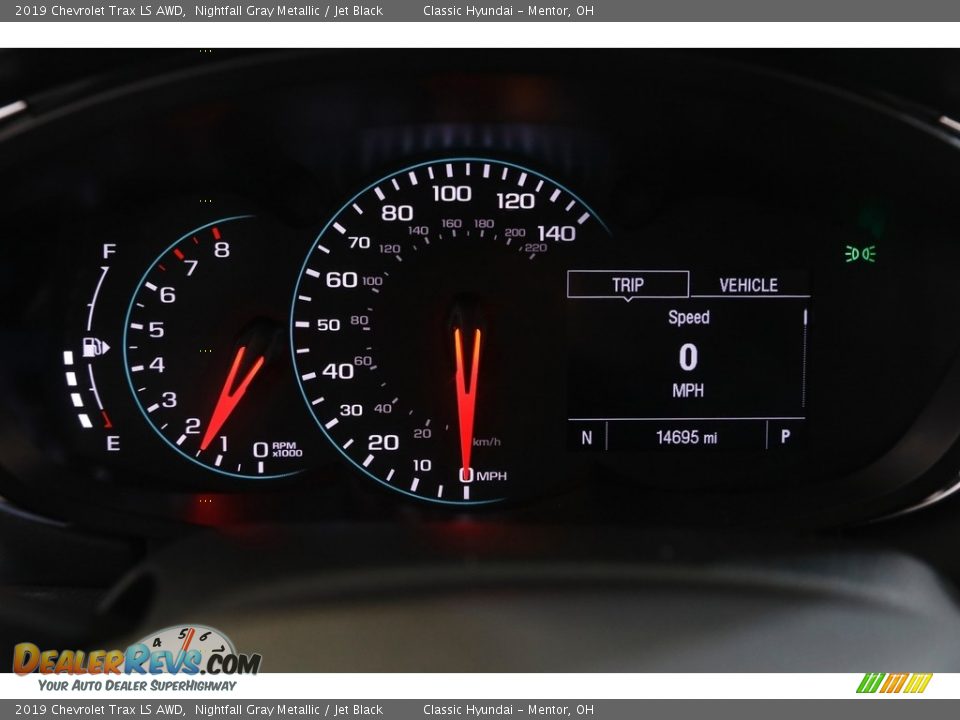 2019 Chevrolet Trax LS AWD Nightfall Gray Metallic / Jet Black Photo #8