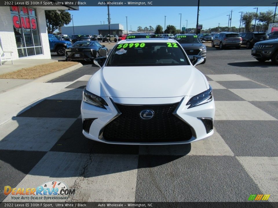 2022 Lexus ES 300h F Sport Ultra White / Black Photo #2
