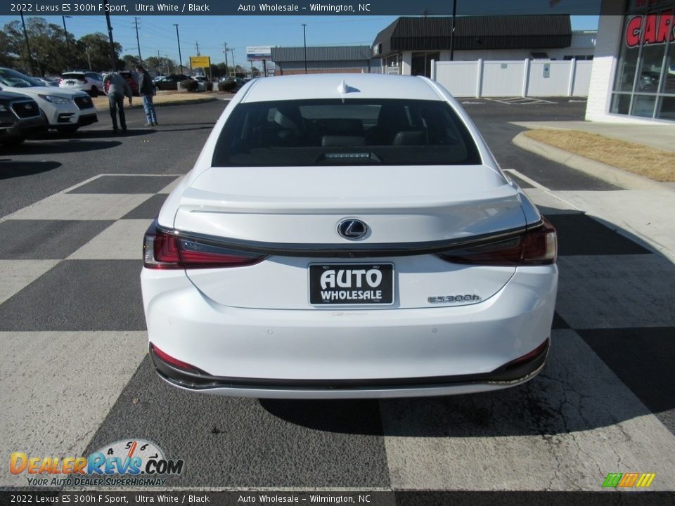 2022 Lexus ES 300h F Sport Ultra White / Black Photo #4