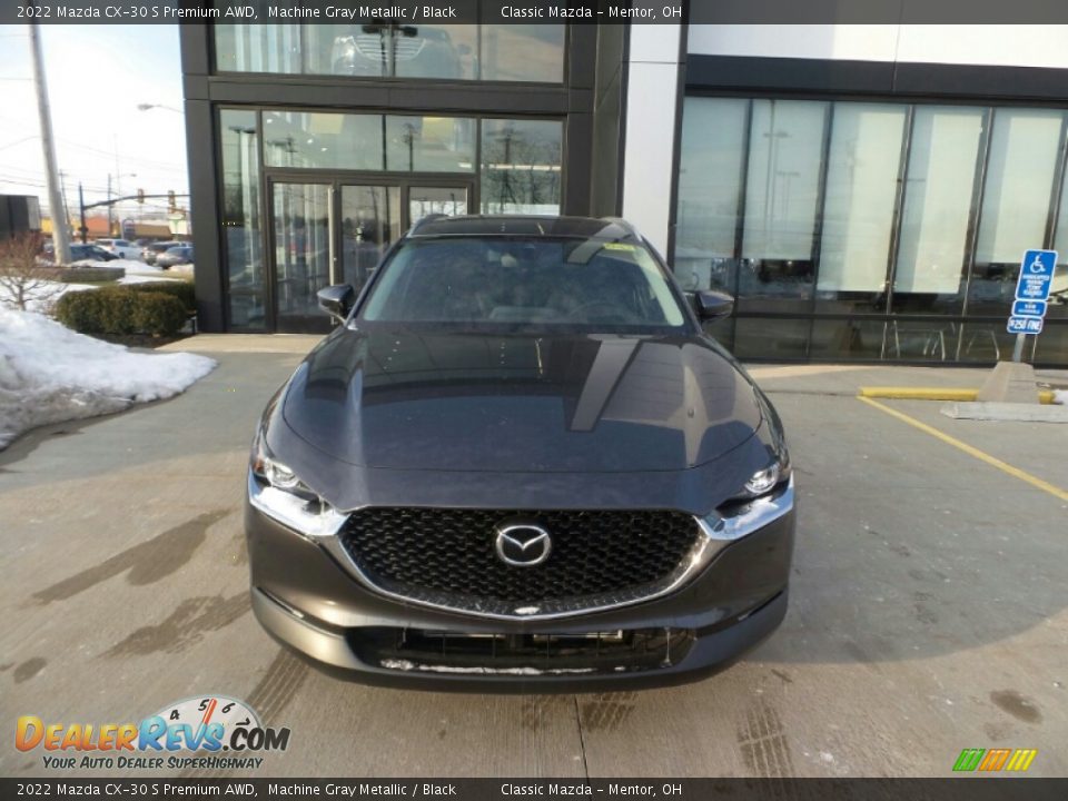 2022 Mazda CX-30 S Premium AWD Machine Gray Metallic / Black Photo #2