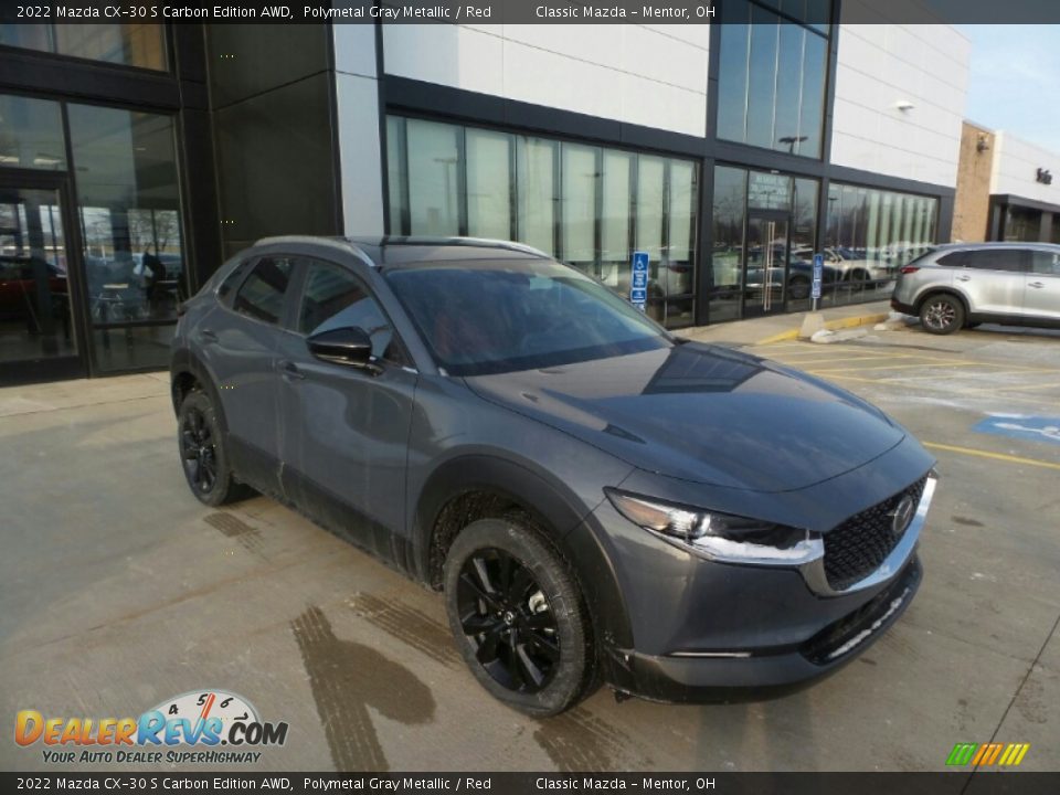 Front 3/4 View of 2022 Mazda CX-30 S Carbon Edition AWD Photo #1