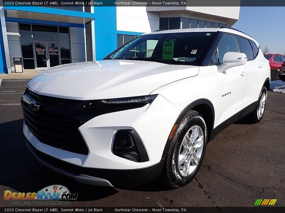 2020 Chevrolet Blazer LT AWD Summit White / Jet Black Photo #2