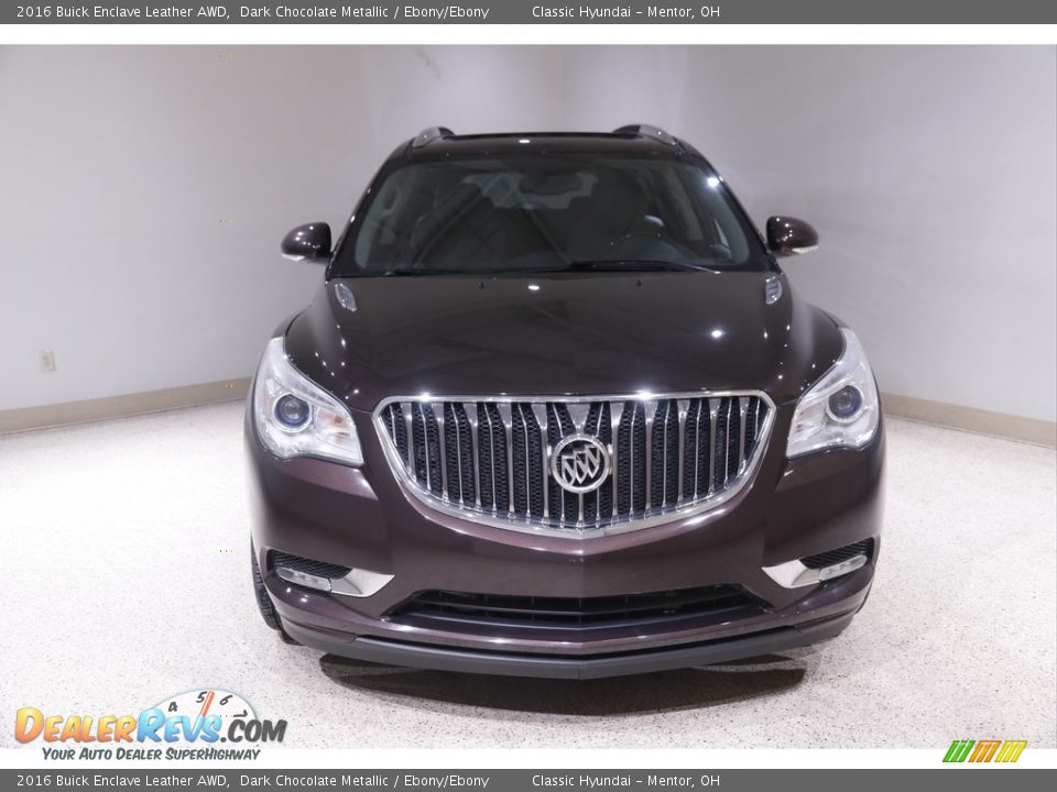2016 Buick Enclave Leather AWD Dark Chocolate Metallic / Ebony/Ebony Photo #2