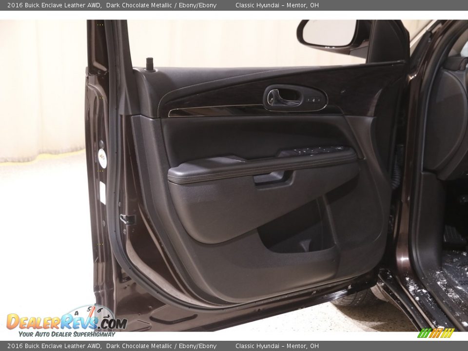 2016 Buick Enclave Leather AWD Dark Chocolate Metallic / Ebony/Ebony Photo #4