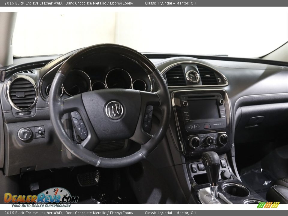 2016 Buick Enclave Leather AWD Dark Chocolate Metallic / Ebony/Ebony Photo #6