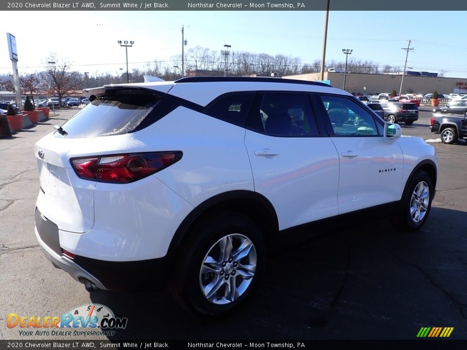 2020 Chevrolet Blazer LT AWD Summit White / Jet Black Photo #9