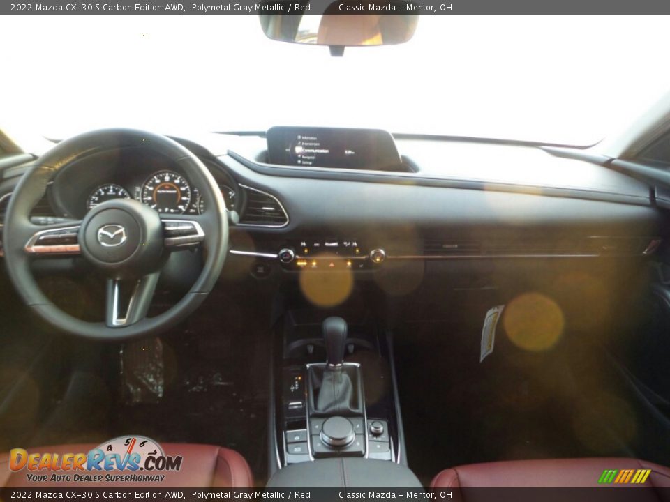 2022 Mazda CX-30 S Carbon Edition AWD Polymetal Gray Metallic / Red Photo #3
