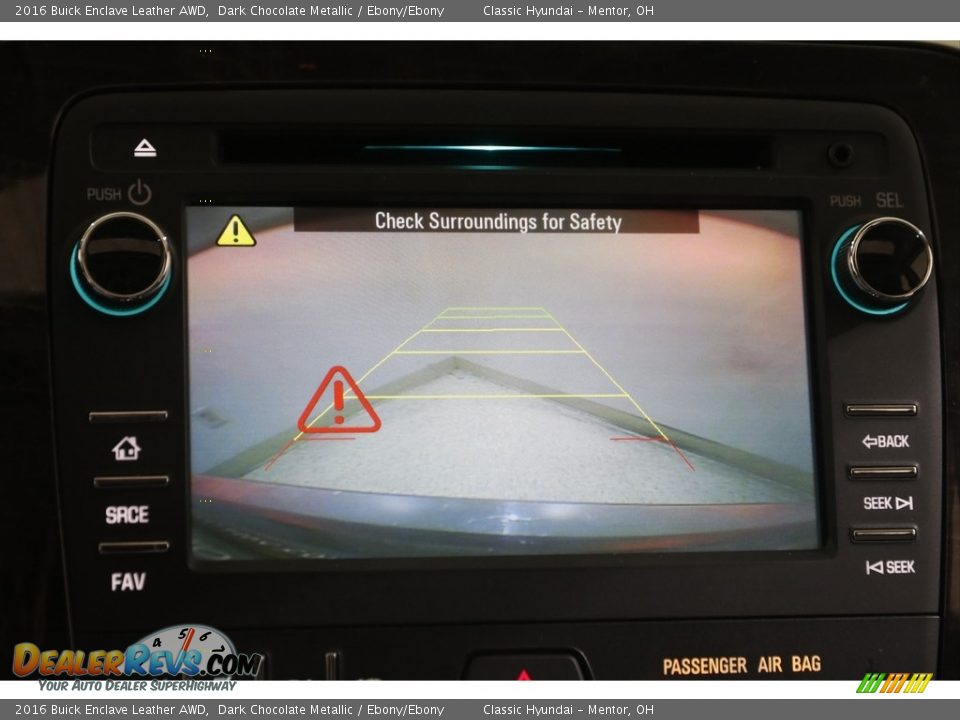 2016 Buick Enclave Leather AWD Dark Chocolate Metallic / Ebony/Ebony Photo #12