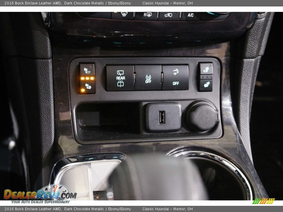 2016 Buick Enclave Leather AWD Dark Chocolate Metallic / Ebony/Ebony Photo #13