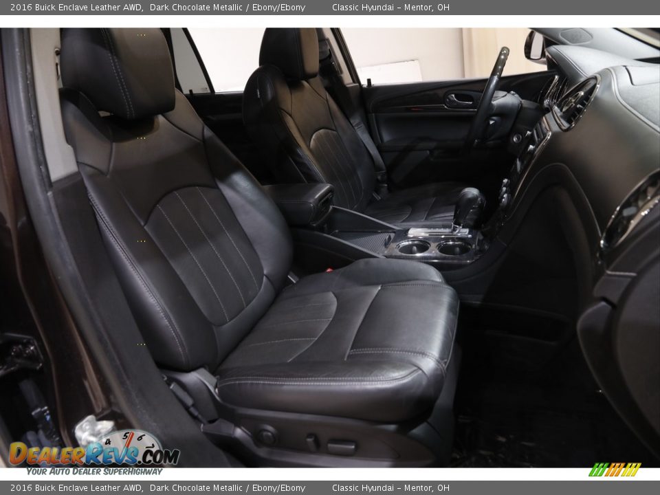 2016 Buick Enclave Leather AWD Dark Chocolate Metallic / Ebony/Ebony Photo #15