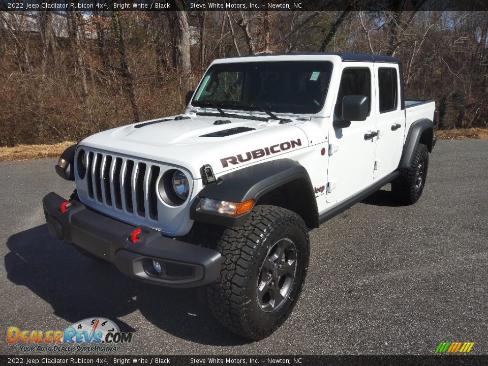 2022 Jeep Gladiator Rubicon 4x4 Bright White / Black Photo #2