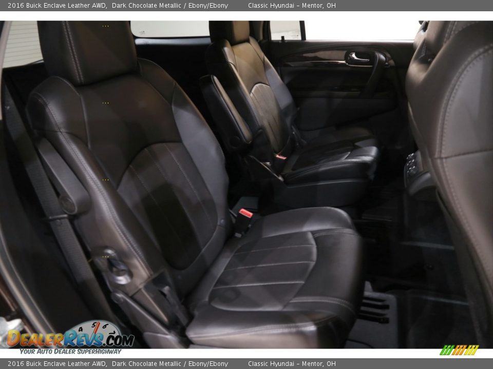 2016 Buick Enclave Leather AWD Dark Chocolate Metallic / Ebony/Ebony Photo #16