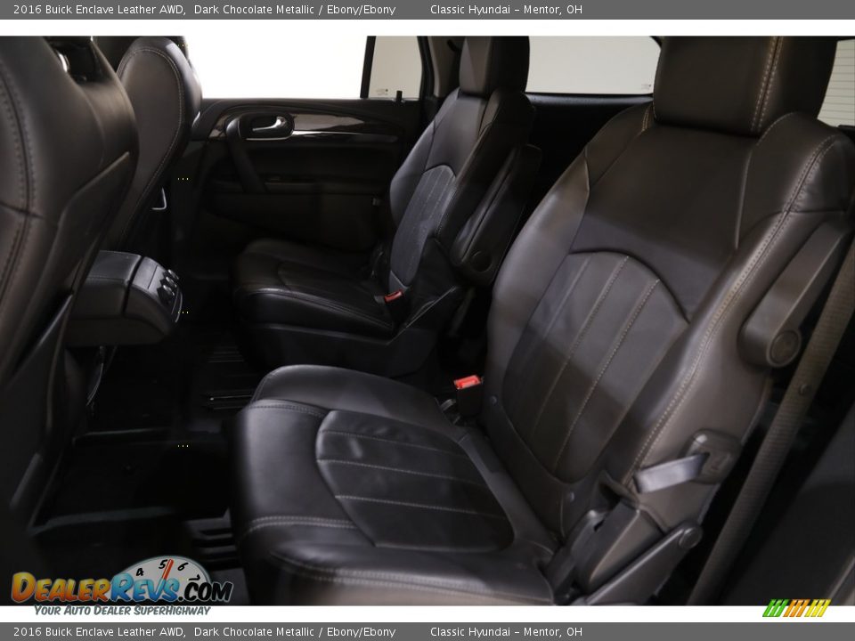 2016 Buick Enclave Leather AWD Dark Chocolate Metallic / Ebony/Ebony Photo #17