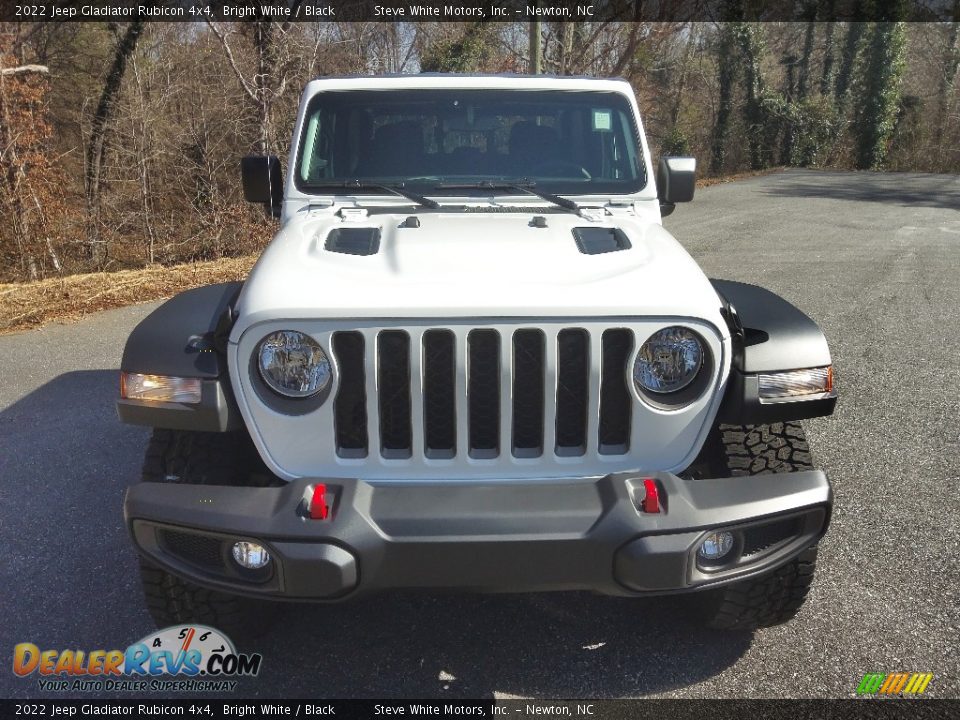 2022 Jeep Gladiator Rubicon 4x4 Bright White / Black Photo #3