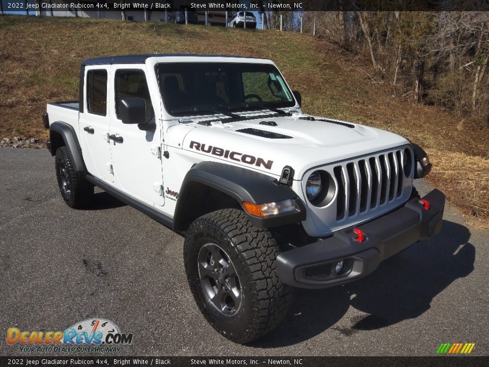 2022 Jeep Gladiator Rubicon 4x4 Bright White / Black Photo #4