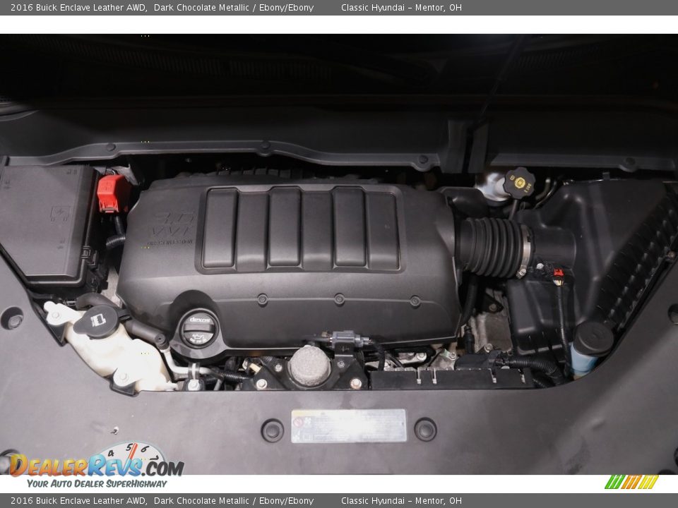 2016 Buick Enclave Leather AWD Dark Chocolate Metallic / Ebony/Ebony Photo #20
