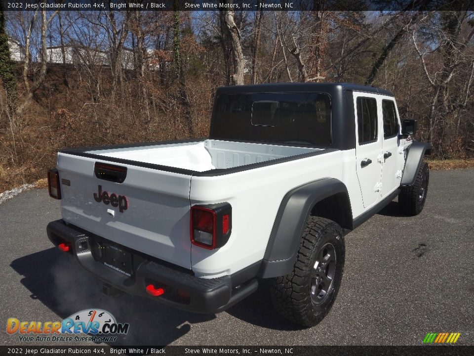 2022 Jeep Gladiator Rubicon 4x4 Bright White / Black Photo #6