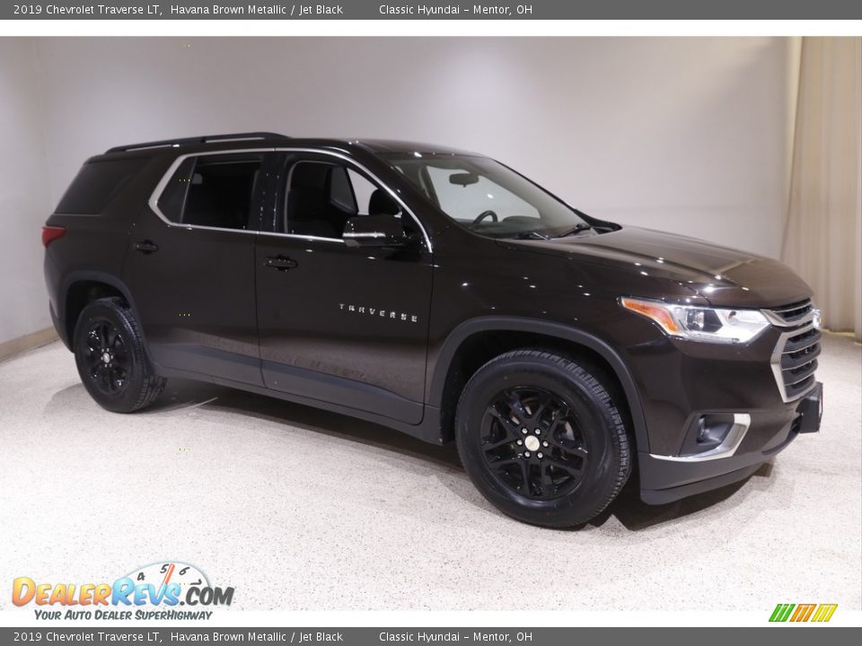 2019 Chevrolet Traverse LT Havana Brown Metallic / Jet Black Photo #1