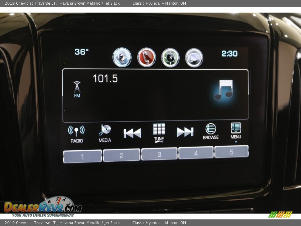 2019 Chevrolet Traverse LT Havana Brown Metallic / Jet Black Photo #10