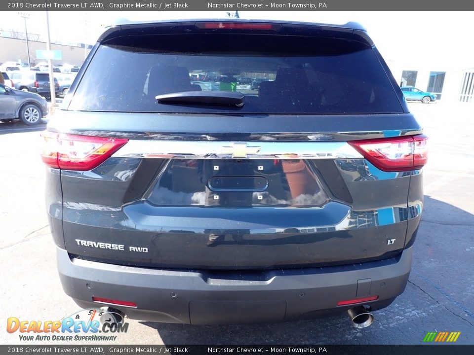 2018 Chevrolet Traverse LT AWD Graphite Metallic / Jet Black Photo #6