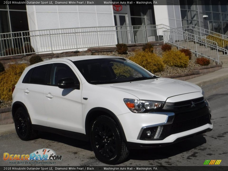 2018 Mitsubishi Outlander Sport LE Diamond White Pearl / Black Photo #1