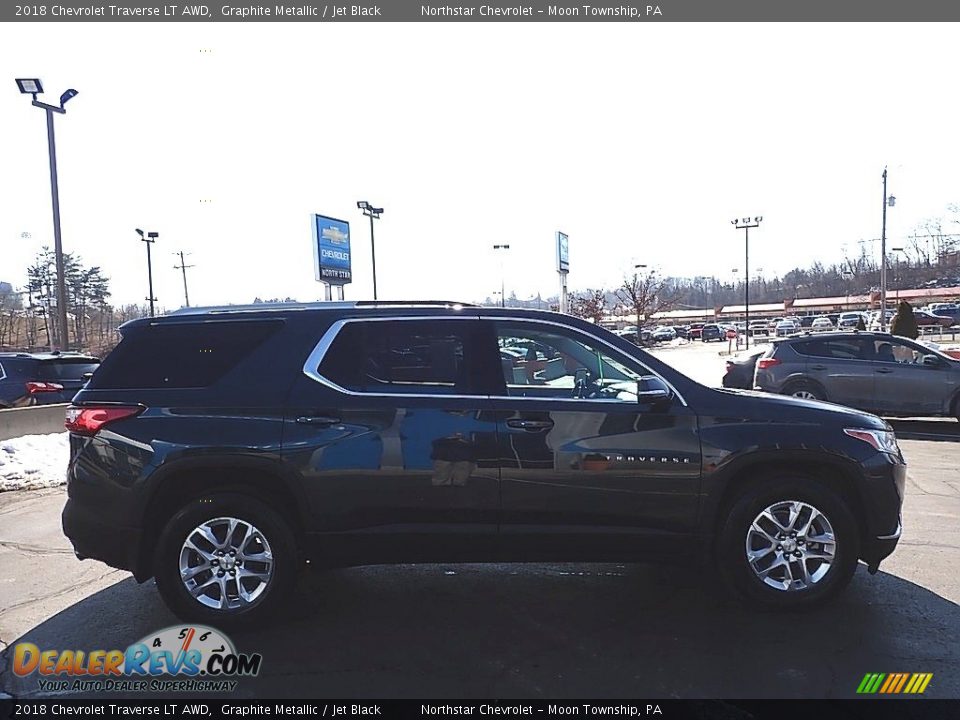 2018 Chevrolet Traverse LT AWD Graphite Metallic / Jet Black Photo #10