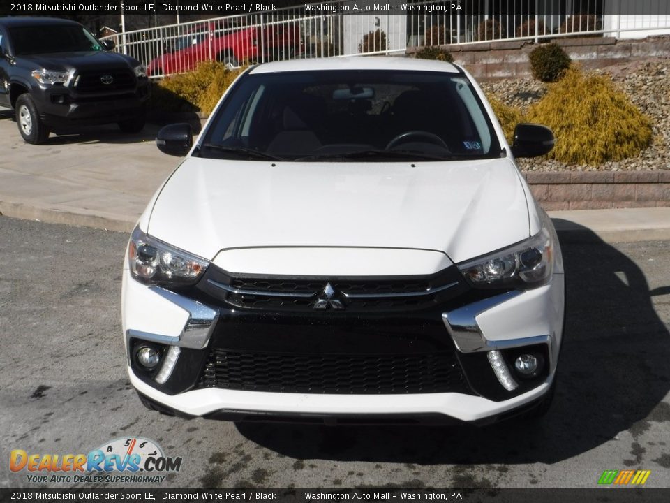 2018 Mitsubishi Outlander Sport LE Diamond White Pearl / Black Photo #10