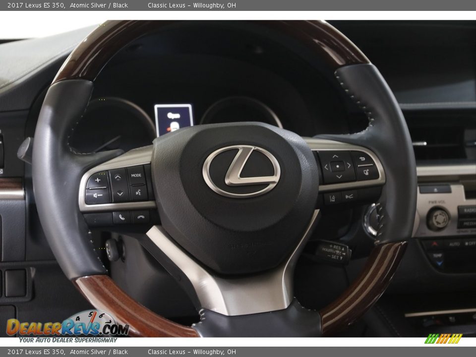 2017 Lexus ES 350 Atomic Silver / Black Photo #7