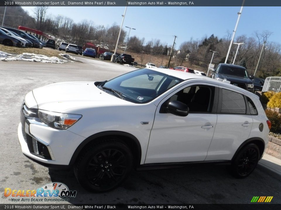 2018 Mitsubishi Outlander Sport LE Diamond White Pearl / Black Photo #12