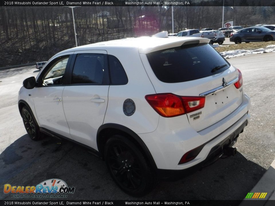 2018 Mitsubishi Outlander Sport LE Diamond White Pearl / Black Photo #14