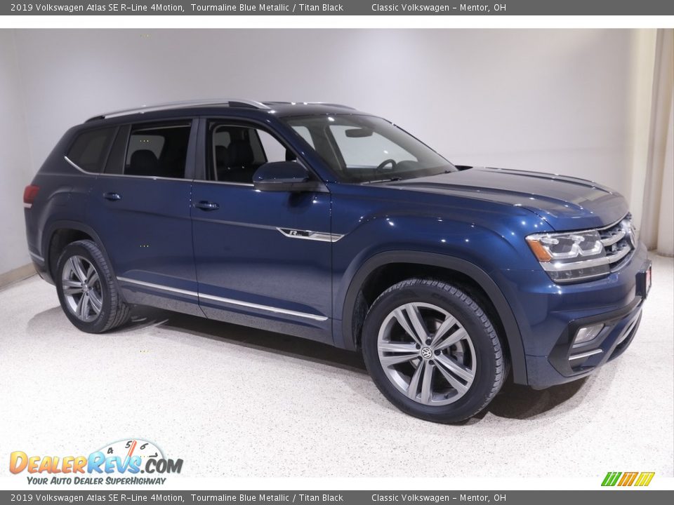 Tourmaline Blue Metallic 2019 Volkswagen Atlas SE R-Line 4Motion Photo #1