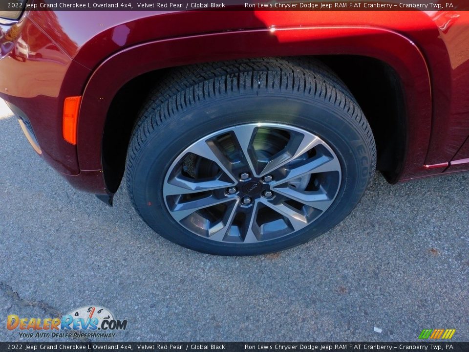 2022 Jeep Grand Cherokee L Overland 4x4 Velvet Red Pearl / Global Black Photo #10