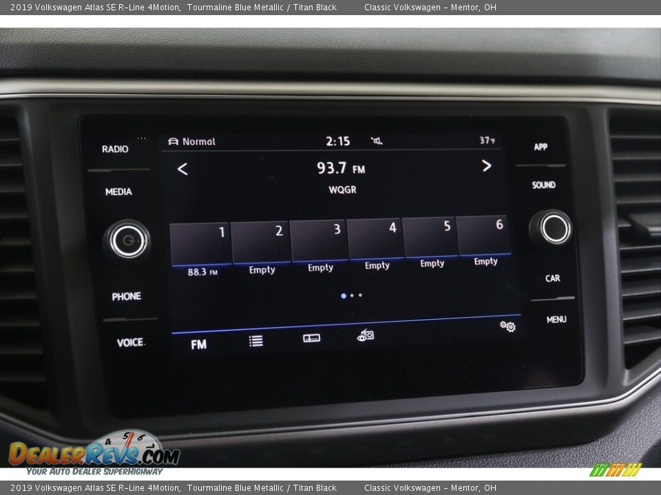 Audio System of 2019 Volkswagen Atlas SE R-Line 4Motion Photo #10