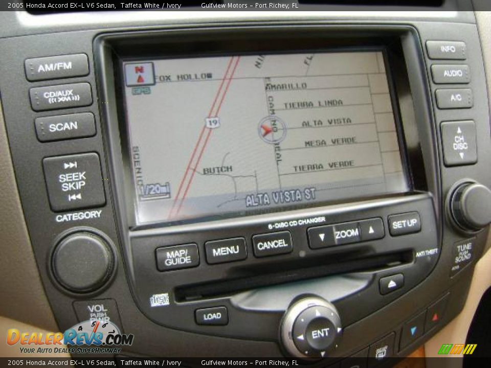 2005 Honda Accord EX-L V6 Sedan Taffeta White / Ivory Photo #31